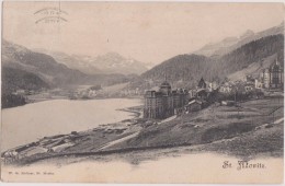 Suisse,helvetia,swiss,schweiz,svizzera,switzerland ,GRISONS,SAINT MORITZ EN 1908,district De MALOJA,rare - Sankt Moritz