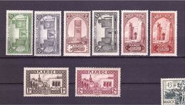 MOROCCO 1917-1933   Yvert Cat N° 66-68-99-103-105-107-128-129 Absolutely Perfect MNH ** - Unused Stamps