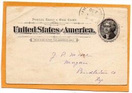 United States 1894 Card Mailed - ...-1900