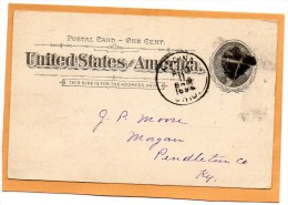 United States 1894 Card Mailed - ...-1900