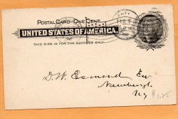 United States 1900 Card Mailed - ...-1900