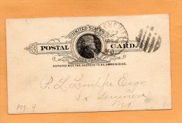 United States 1889 Card Mailed - ...-1900