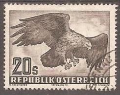 AUSTRIA - 1952 20s Bird Airmail. Scott C60. Used - Other & Unclassified