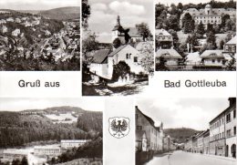 Bad Gottleuba Berggießhübel - S/w Mehrbildkarte 2 - Bad Gottleuba-Berggiesshuebel