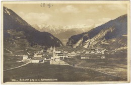 Bergun Gagen D. Rothornkette Black & White Postcard 1911 - Bergün/Bravuogn