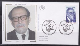 = Personnalité Jacob Kaplan Enveloppe 1er Jour Paris 14.11.05 N°3859 Grand Rabbin De France - Judaísmo