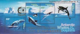 Australian Antartic Territory. 1995, Whales, Sheet. 4v. Michel. 1/I. MNH 20854 - Nuovi