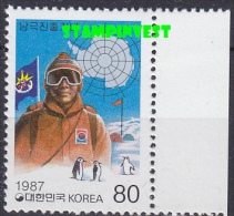 Korea South 1987 Antarctica 1v ** Mnh (20746) - Sonstige & Ohne Zuordnung