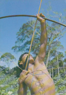 Brazil - Nude Uaika Indian Man W Bow - America
