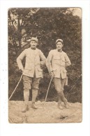 Carte Photo : 2 Soldats ( 11ème ??? Peu Lisible ! ) - Personnages