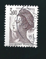 N° 2243 Marianne Type Liberté De Delacroix 3,00 Frs   France Oblitéré 1982 - 1982-1990 Liberté De Gandon