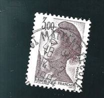 N° 2243 Marianne Type Liberté De Delacroix 3,00 Frs   France Oblitéré 1982 - 1982-1990 Liberté De Gandon