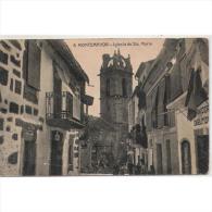 CCRTP4100-LFTD6235.Tarjeta Postal DE CACERES.Edificios.casa,calles.IGLESIA DE SANTAMARIA En MONTEMAYOR.Caceres - Cáceres