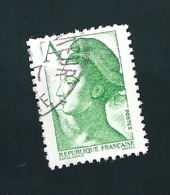 N° 2423 Marianne Type Liberté De Delacroix A    France Oblitéré 1986 - 1982-1990 Liberté De Gandon