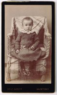 CDV - Emille Barbier à Valentigney - Photo Petite Fille (2scans) - Antiche (ante 1900)
