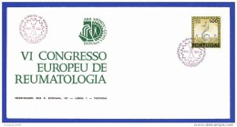 VI CONGRESSO EUROPEU DE REUMATOLOGIA  -  8.OUT.1967 - Flammes & Oblitérations