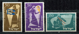 Israel ** N° 113 à 115 Sans Tab  - Nouvel An Musiciens Des Temps Bibliques Prix   1 € + Port - Unused Stamps (without Tabs)