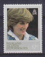 Falkland Islands Dependencies 1982 Princess Diana 17P Perf 13,5 ** Mnh (20772) - Georgias Del Sur (Islas)