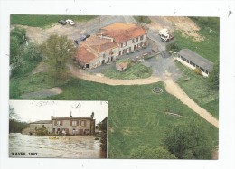 Cp , Commerce , Café - Restaurant , Aux 4 MOULINES , 49 , LE LONGERON , Vierge , Imp : Farré , Phot : Vigneron - Cafés