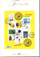 308465665  2004 FIRST DAY SHEET SCOTT 2514 OCB Bl189 Bl 189 This Is Belgium Humor Cartoons - 1999-2010