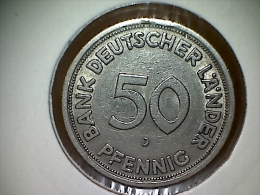Allemagne 50 Pfennig 1949 D - 50 Pfennig
