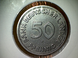 Allemagne 50 Pfennig 1949 F - 50 Pfennig