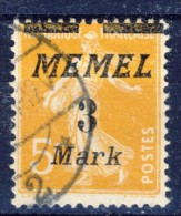 ##K1199. Memel 1922. Michel 110. Cancelled . - Usati