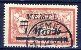 ##K1202. Memel 1922. Michel 64. Cancelled . - Gebruikt