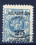 ##K1208. Memel 1923. Michel 125. Cancelled . - Used Stamps