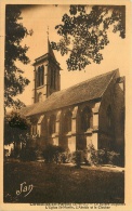 95    CORMEILLES  EN PARISIS    LE SQUARE DAGUERRE L'ELISE ST MARTIN L'ABSIDE ET LE CLOCHER - Cormeilles En Parisis