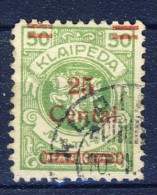 ##K1221. Memel 1923. Michel 218. Cancelled . - Used Stamps