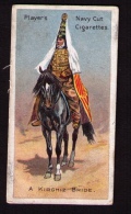 Petite Image (trade Card) Cigarettes John Player, « Riders Of The World » (cavaliers), N° 46, Marié Kirghiz - Player's