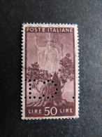 ITALIE N° 502 C150 C.I 150 Indice C Pas Commun Perforé  Perfins Perfin Perforato ITALY ITALIA - Sonstige & Ohne Zuordnung