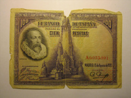 ESPAGNE 100 PESETAS 1928 - 100 Peseten