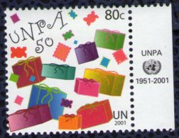 Nations Unies 2001 Neuf ONU Emballages Cadeaux UNPA Bord De Feuille - Ungebraucht