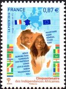 France Autoadhésif ** N°  472 Au Modèle 4496 - Cinquantenaire Des Indépendances Africaines - Drapeaux (BdF Possible) - Ongebruikt
