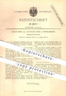 Original Patent - Adam Zeile Und Gottlob Zeile In Sindelfingen , 1888 , Ringverschluss , Schlosser !!! - Sindelfingen