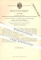 Original Patent - Dr. Karl Möller In Kupferhammer Bei Brackwede , 1881 , Instrument Für Hohe Wärmegrade , Bielefeld !!! - Bielefeld