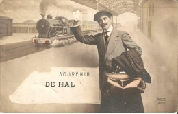 CPA Belgique - Souvenir De HAL - HALLE - 1912 - Halle