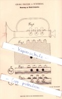 Original Patent - Georg Fischer In Nürnberg , 1880 , Kindertrompeten , Trompete , Trumpet , Brass !!! - Instrumentos De Música