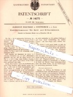 Original Patent - A. Martikke In Schönebeck A. D. Elbe , 1880 , Echtheitsmesser Für Goldmünze Und Silbermünzen !!! - 5, 10 & 20 Mark Or