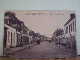 FAUQUEMBERGUES (PAS DE CALAIS)  RUE DE SAINT-OMER. - Fauquembergues