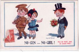 NO GUN - NO GIRL !  ( Pas De Fusil, Pas De Fille ! Signé Donald Mc Gill - Mc Gill, Donald