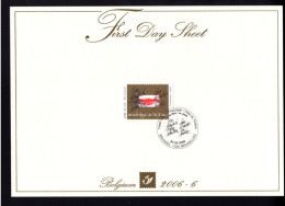 308542533  2006 FIRST DAY SHEET  FDC OCB 3498 FEEST VAN DE POSTZEGEL - LA FETE DU TIMBRE - 1999-2010