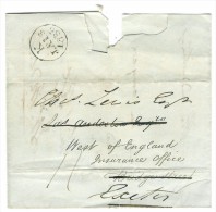 London  1835 To Exceter - ...-1840 Precursores