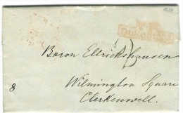 DUKE STREET   1834 To Baron.. In Clerkenwell - ...-1840 Prephilately