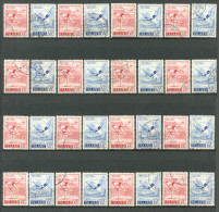 1957 ICELAND SPORTS 16x Sets MICHEL: 314-315 USED - Used Stamps