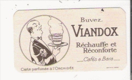 VIANDOX CARTE PARFUMEE ANCIENNE PARFUMEE A L'ORCHIDEE - Antiquariat (bis 1960)