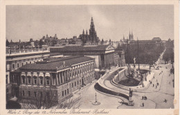 Austria--Vien--1932--Ring Des 12 Novenber--Parlament--Rathaus- - Vienna Center