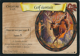 Trading Card Game, HARRY POTTER : Cerf Ecossais, 103/116 - Harry Potter